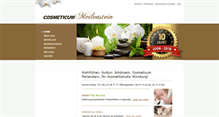 Desktop Screenshot of cosmeticum-meilenstein.com